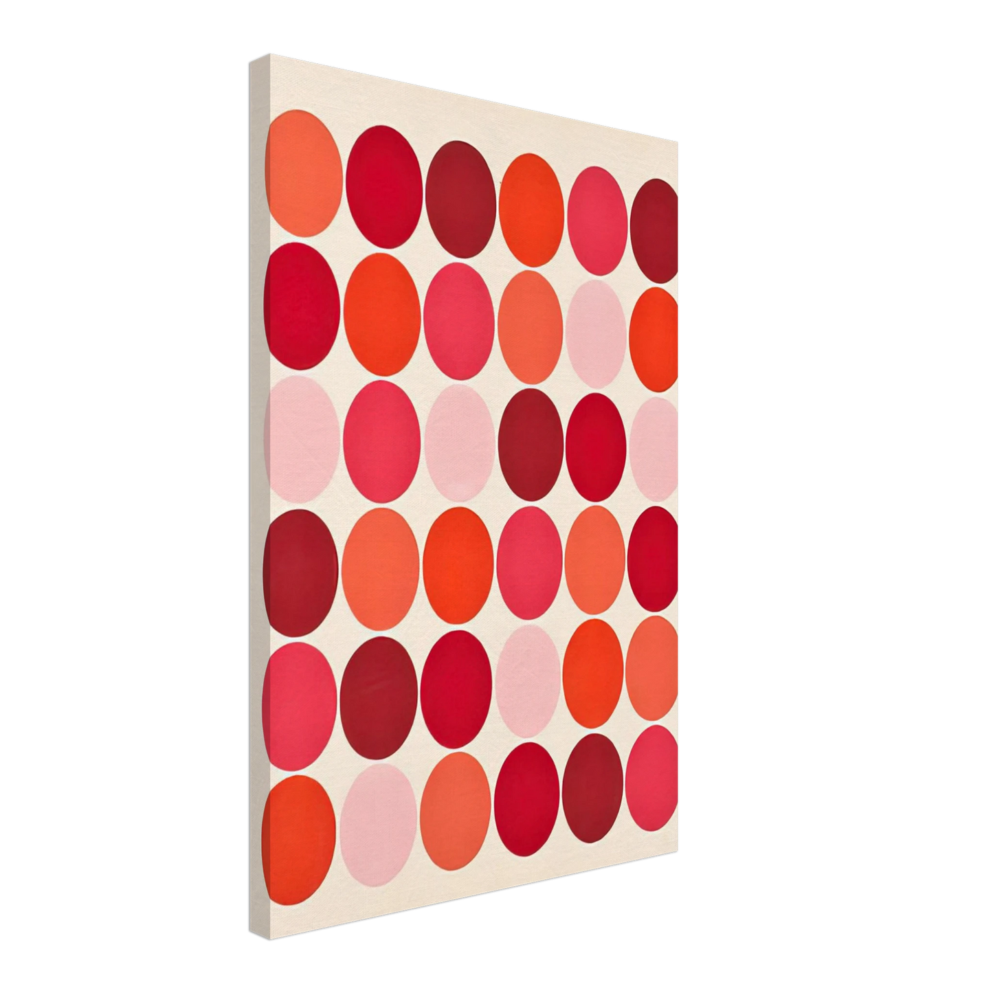 Thomas Downing - Red - 1966 Canvas - 70x100 cm / 28x40 inches-canvas