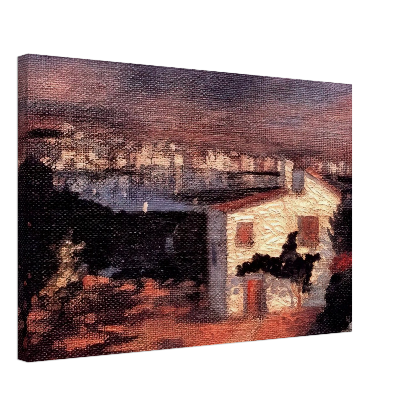 Salvador Dali - THE GARDEN AT LYANE Canvas - 70x100 cm / 28x40 inches-canvas