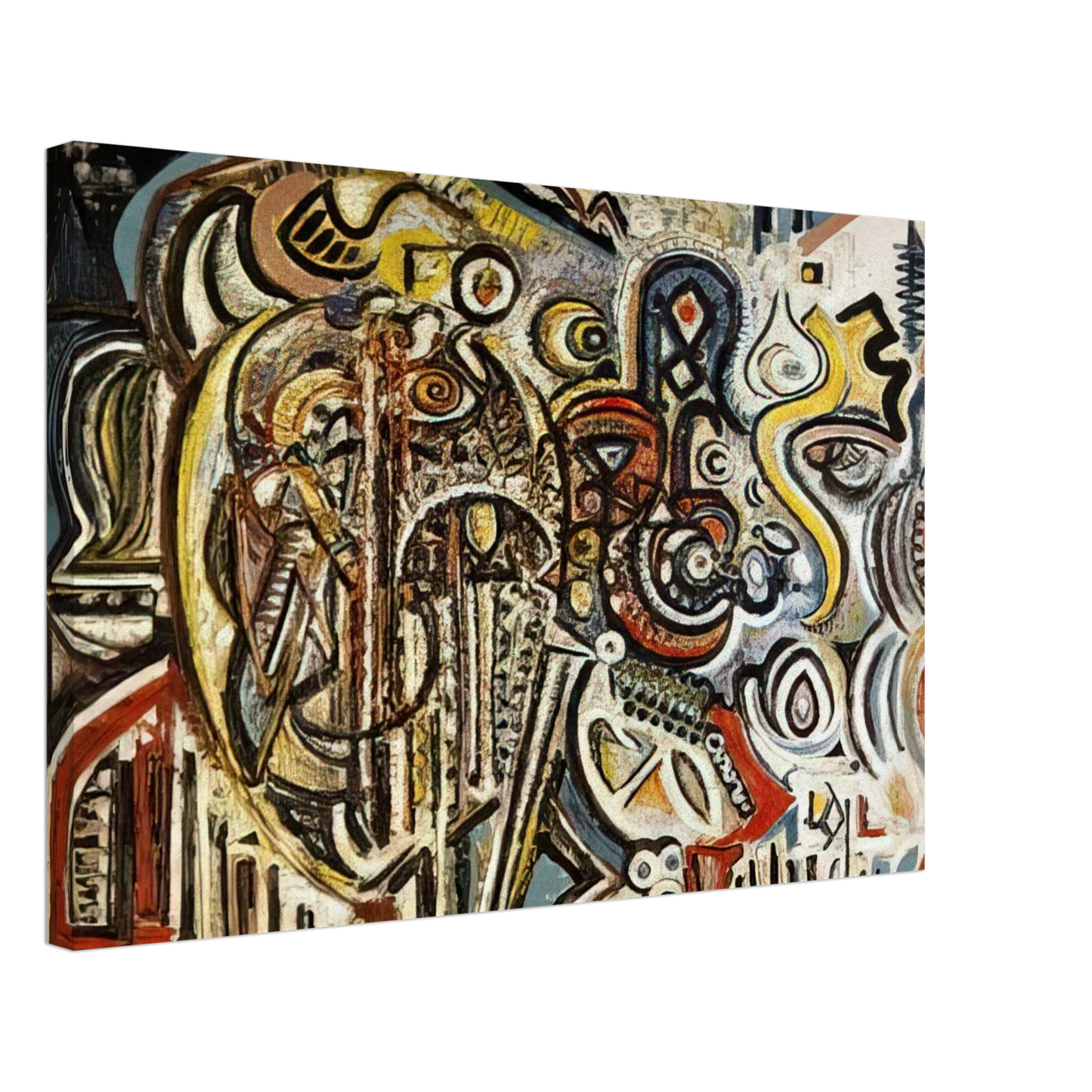 Richard Pousette-Dart - Portrait of Pegeen Canvas - 70x100 cm / 28x40 inches-canvas