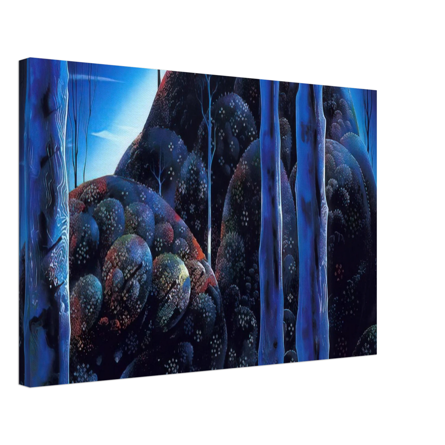 Eyvind Earle - Moonlit Eucalyptus Canvas - 40x60 cm / 16x24 inches-canvas