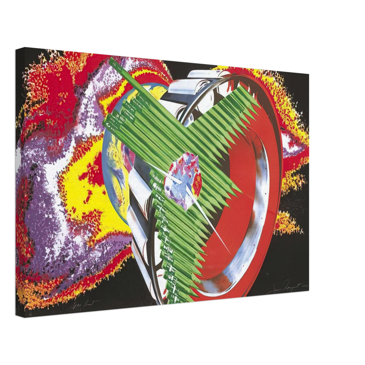James Rosenquist - Space Dust Canvas - 40x60 cm / 16x24 inches-canvas