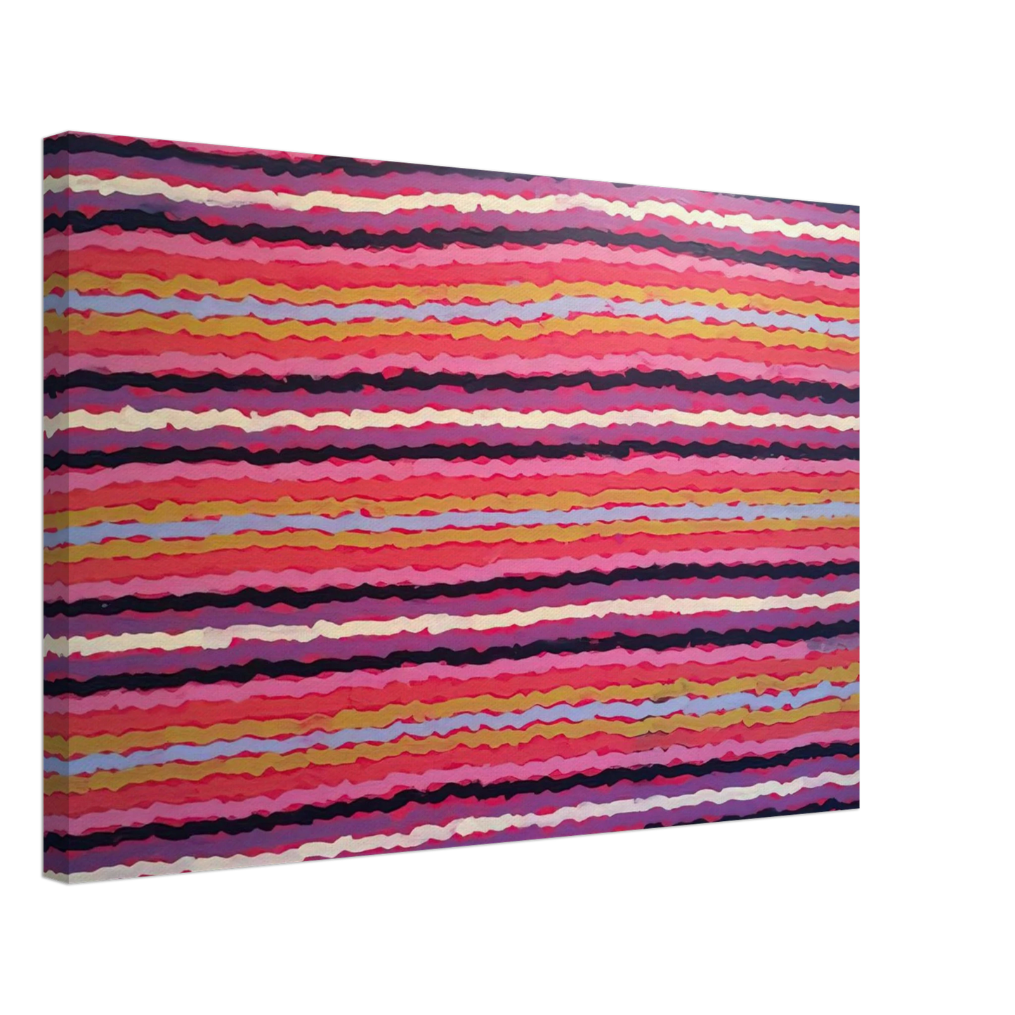 Clifford Possum Tjapaltjarri - Spear Dreaming, South of Naperby - 1995 Canvas - 40x60 cm / 16x24 inches-canvas