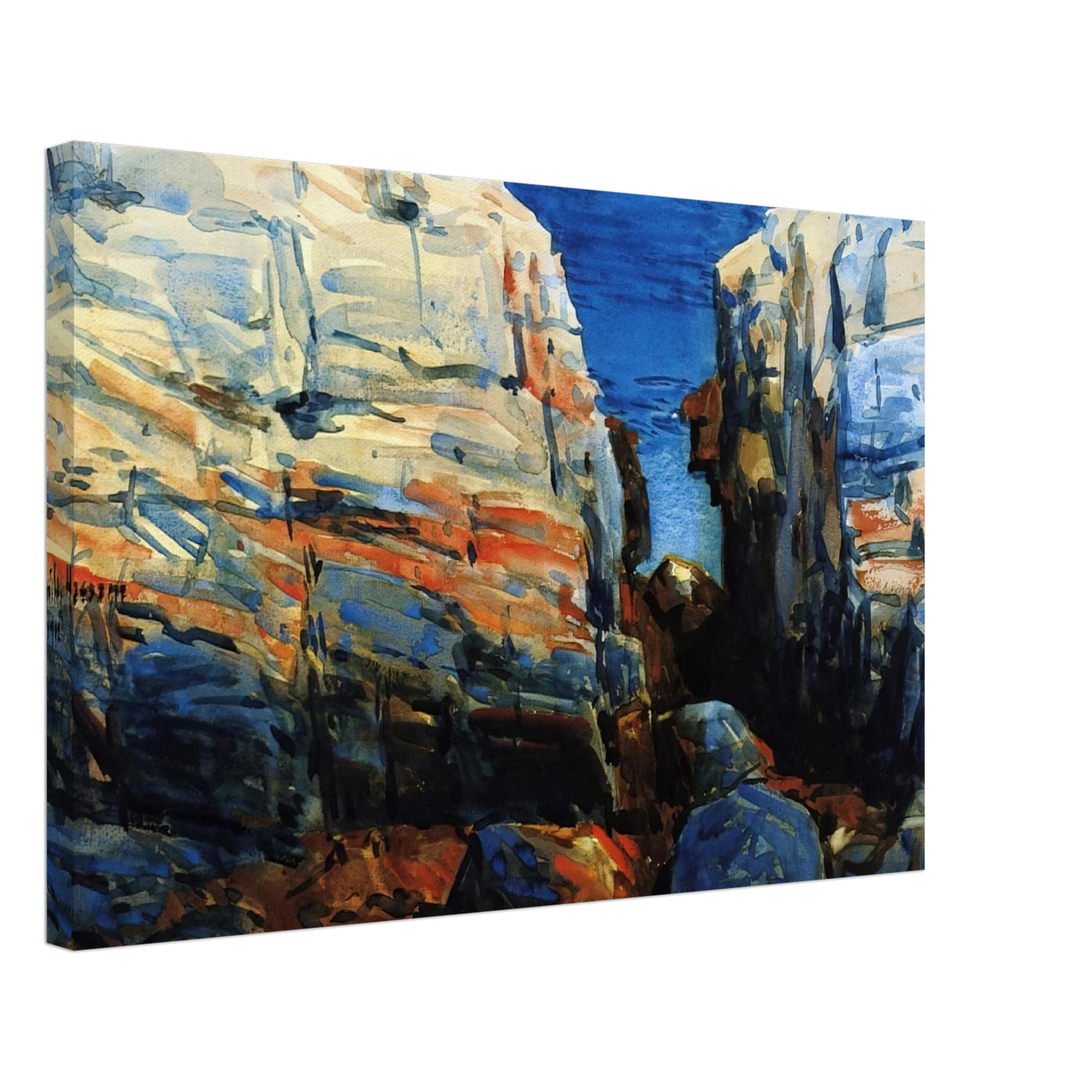 Childe Hassam - The Gorge, Appledore Canvas - 70x100 cm / 28x40 inches-canvas