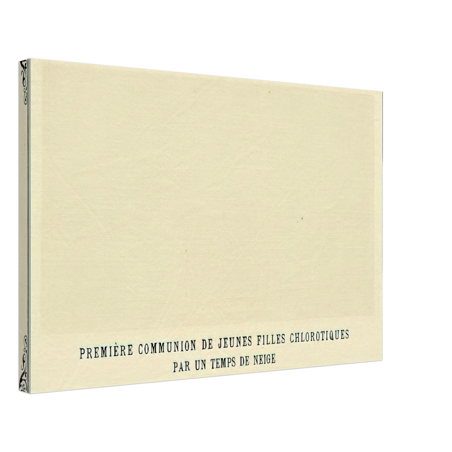 Alphonse Allais - First Communion of Anaemic Young Girls in the Snow Canvas - 40x60 cm / 16x24 inches-canvas