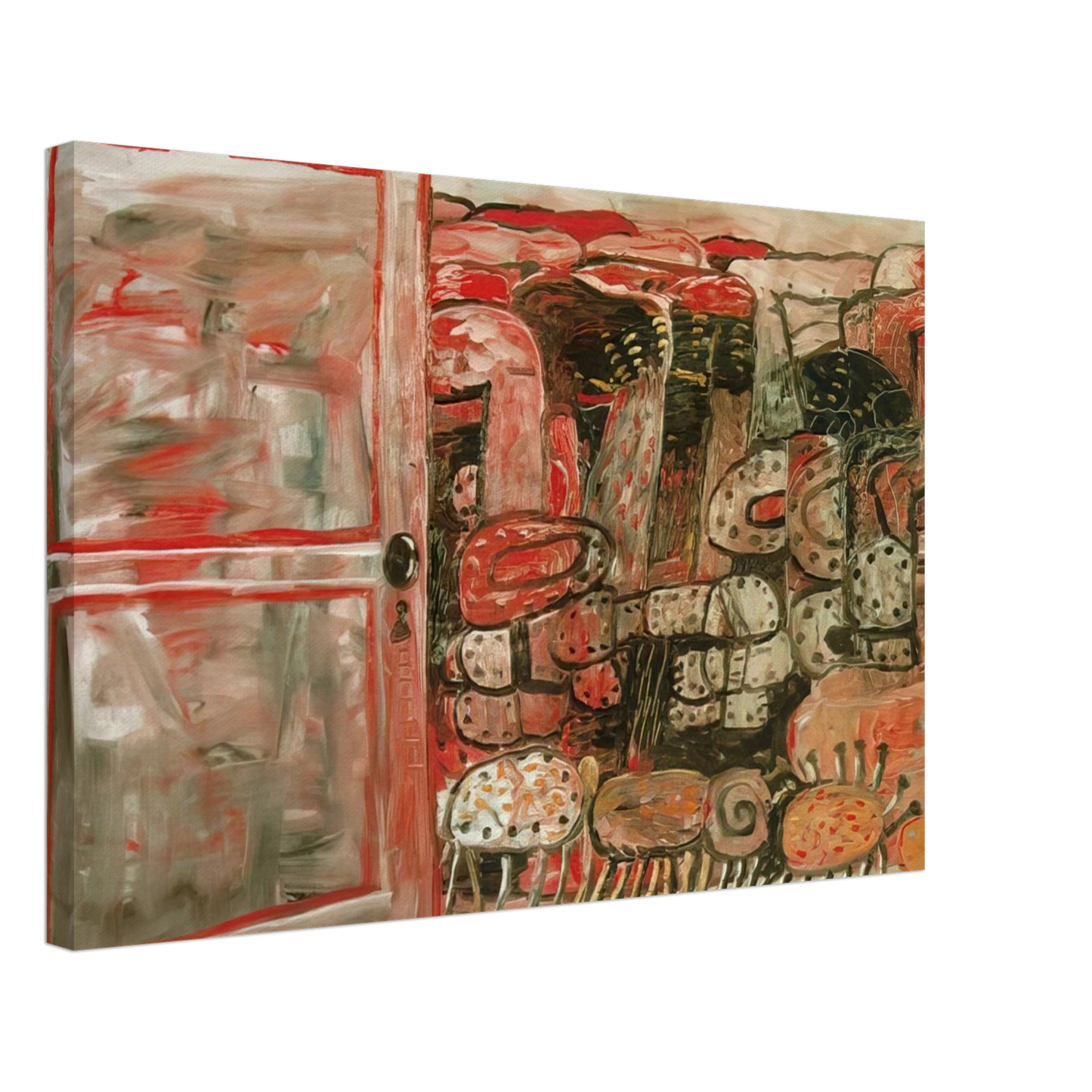 Philip Guston - ENTRANCE Canvas - 40x60 cm / 16x24 inches-canvas