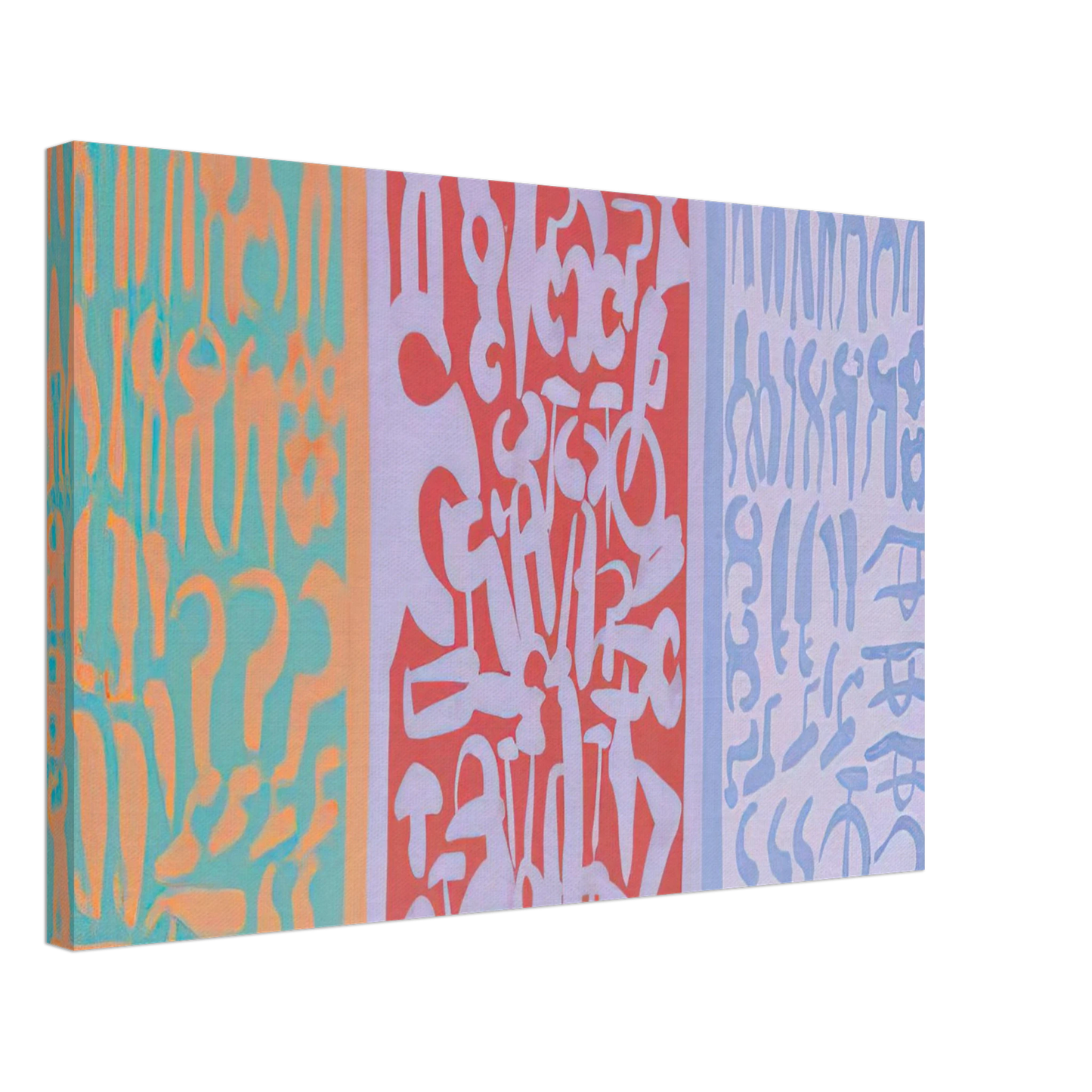 Carla Accardi - Settori - 1962 Canvas - 40x60 cm / 16x24 inches-canvas