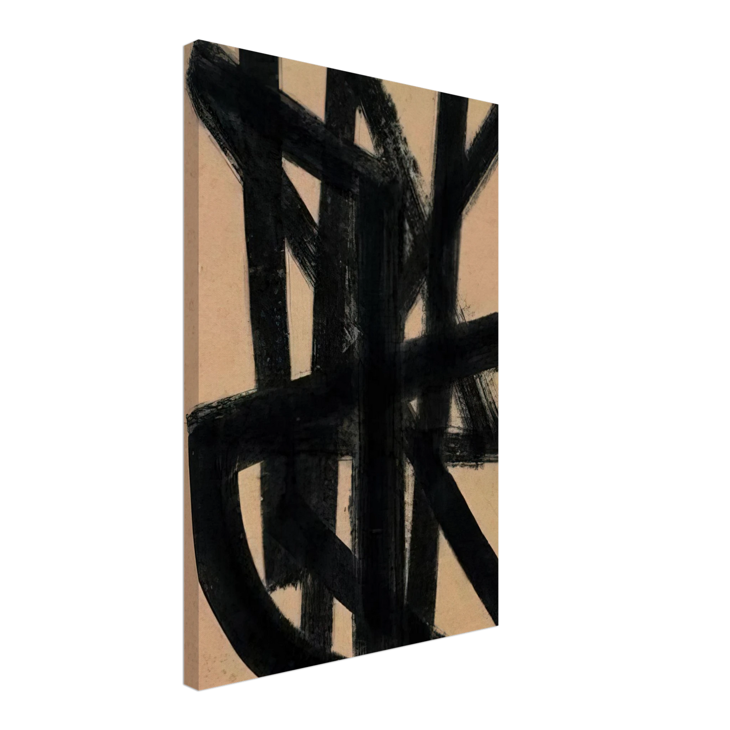 Pierre Soulages - Brou de noix 65 x 50 cm, 1948 - 1948 Canvas - 70x100 cm / 28x40 inches-canvas