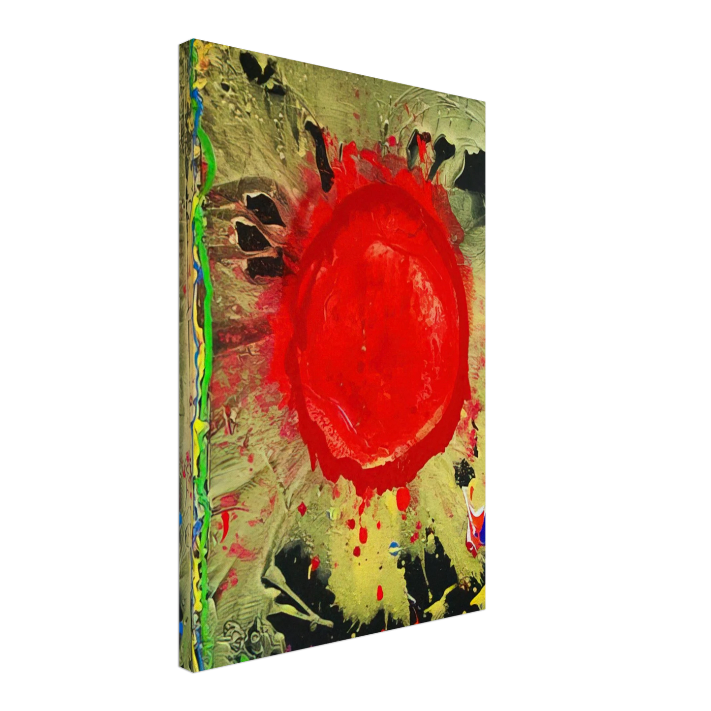 John Hoyland - Warrior Universe - 2010 Canvas - 70x100 cm / 28x40 inches-canvas
