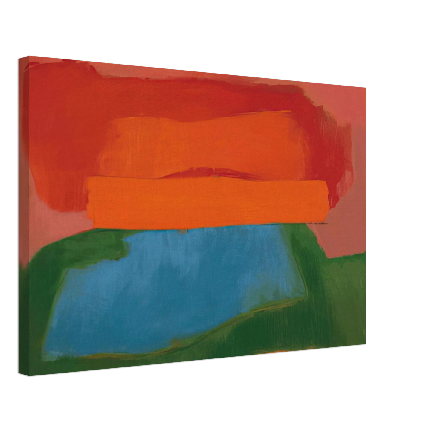 Esteban Vicente - NUMBER 2 1967 Canvas - 70x100 cm / 28x40 inches-canvas