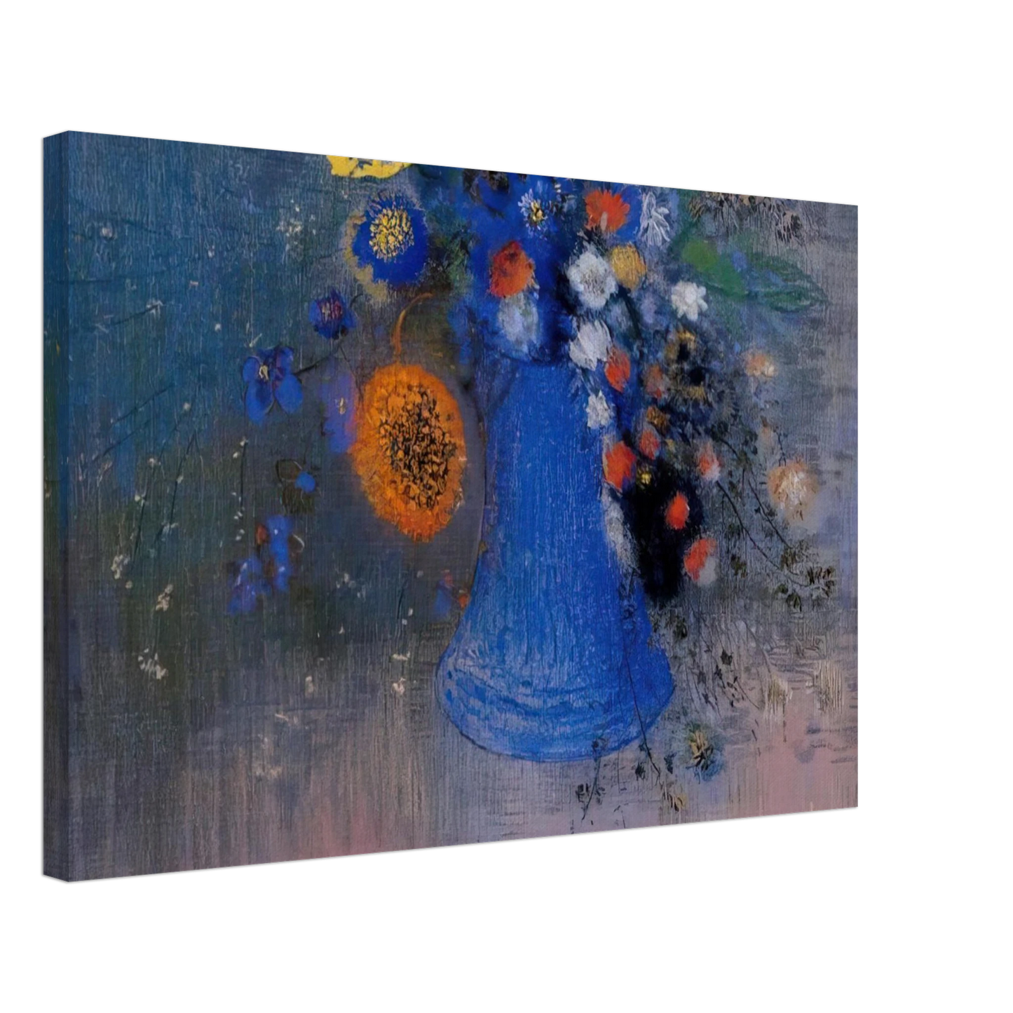 Odilon Redon - VASE OF FLOWERS 8 Canvas - 70x100 cm / 28x40 inches-canvas