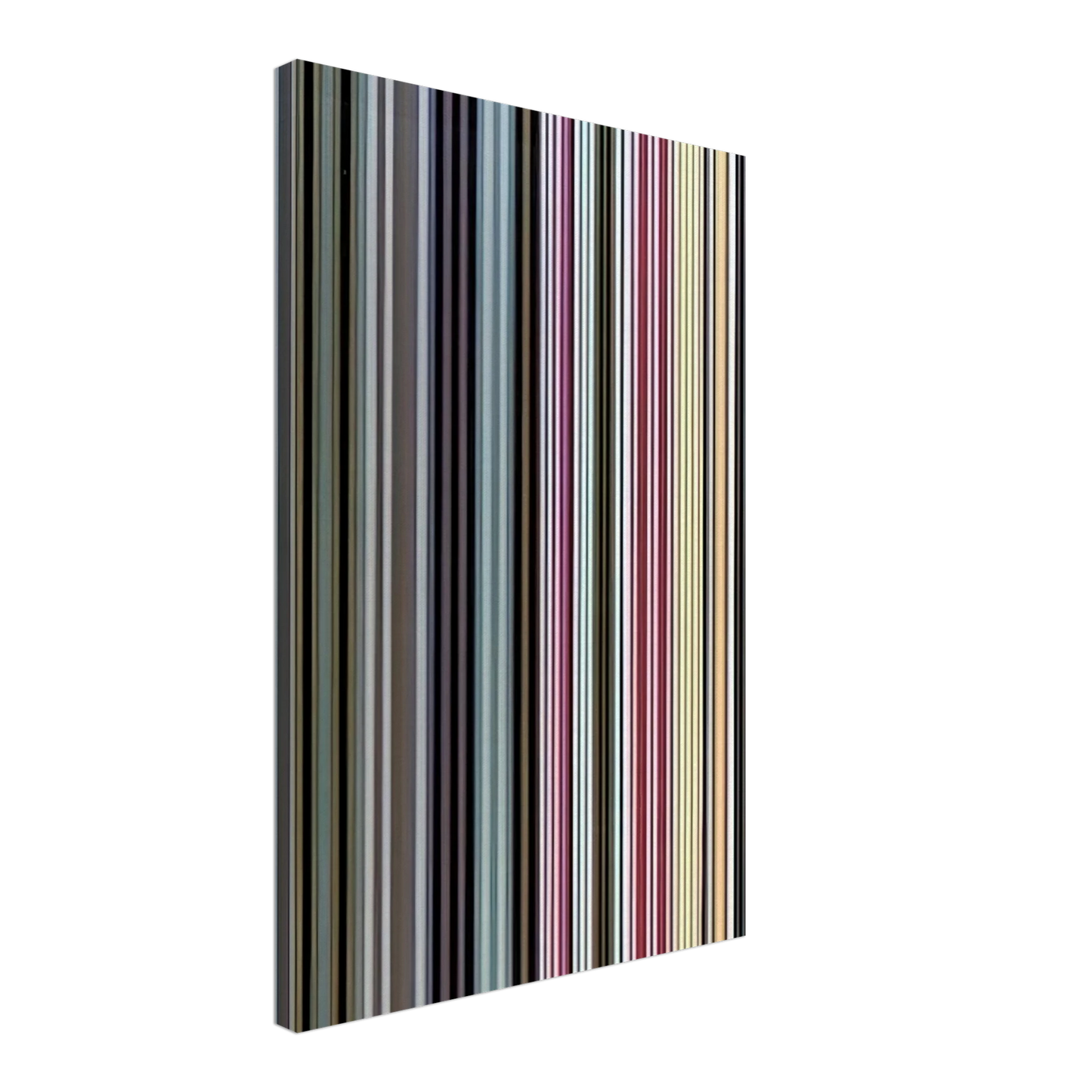 Gene Davis - Black Dahlia - 1971 Canvas - 40x60 cm / 16x24 inches-canvas