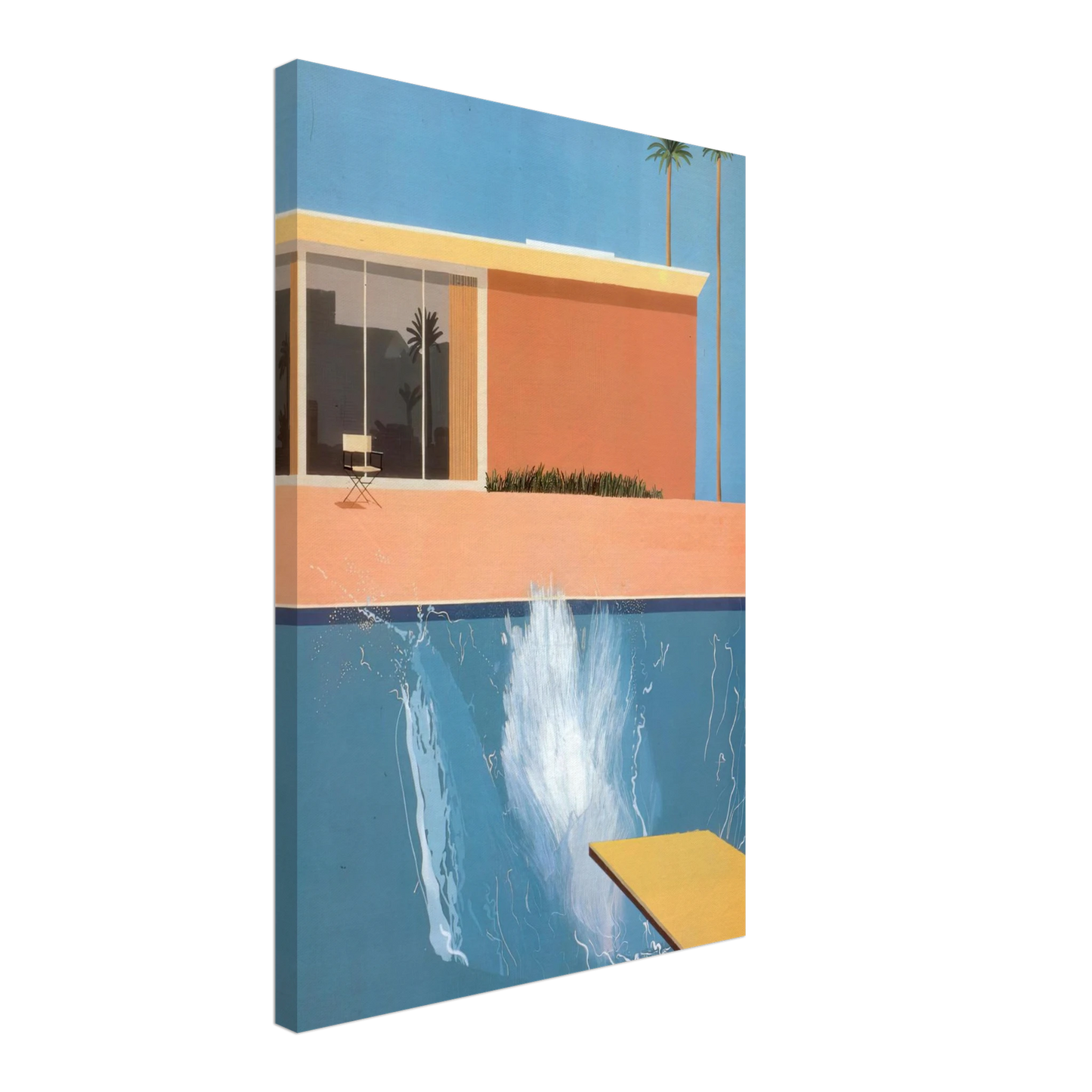 David Hockney - David Hockney Canvas - 40x60 cm / 16x24 inches-canvas
