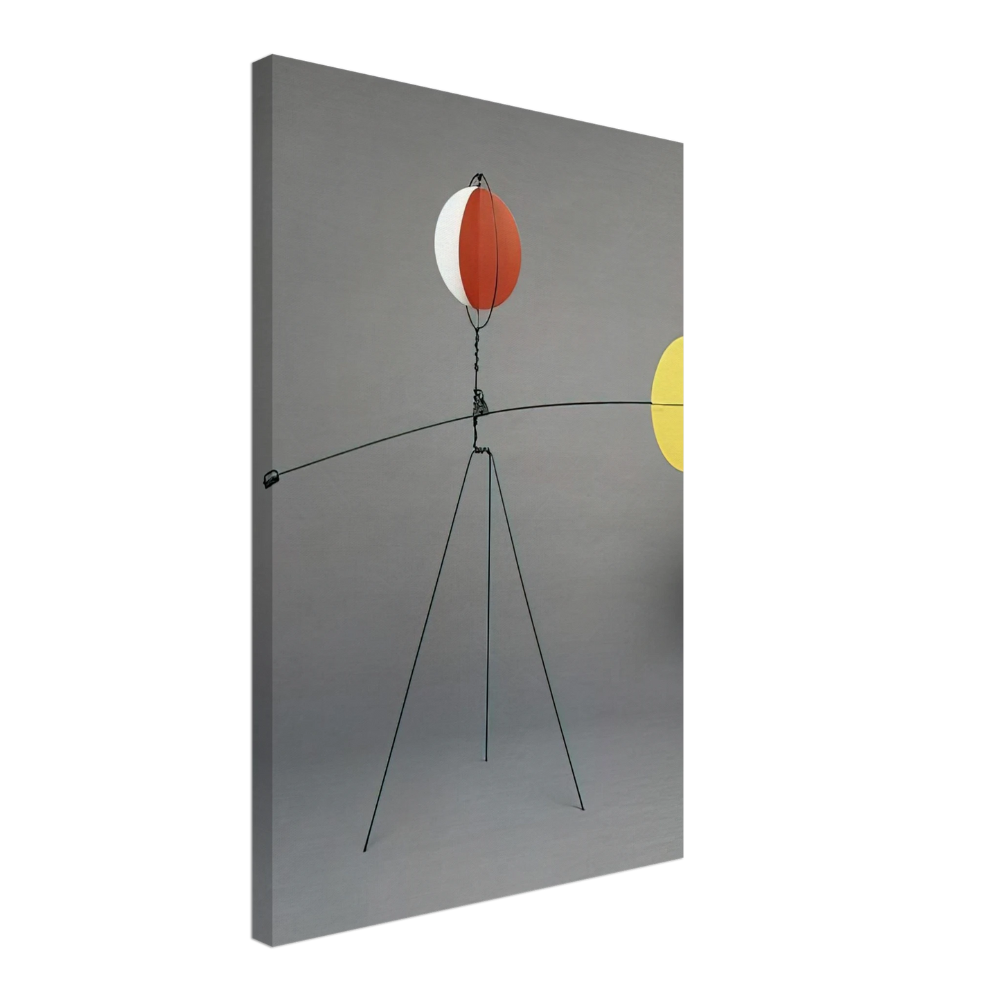 Alexander Calder - RED AND YELLOW VANE 1934 Canvas - 70x100 cm / 28x40 inches-canvas