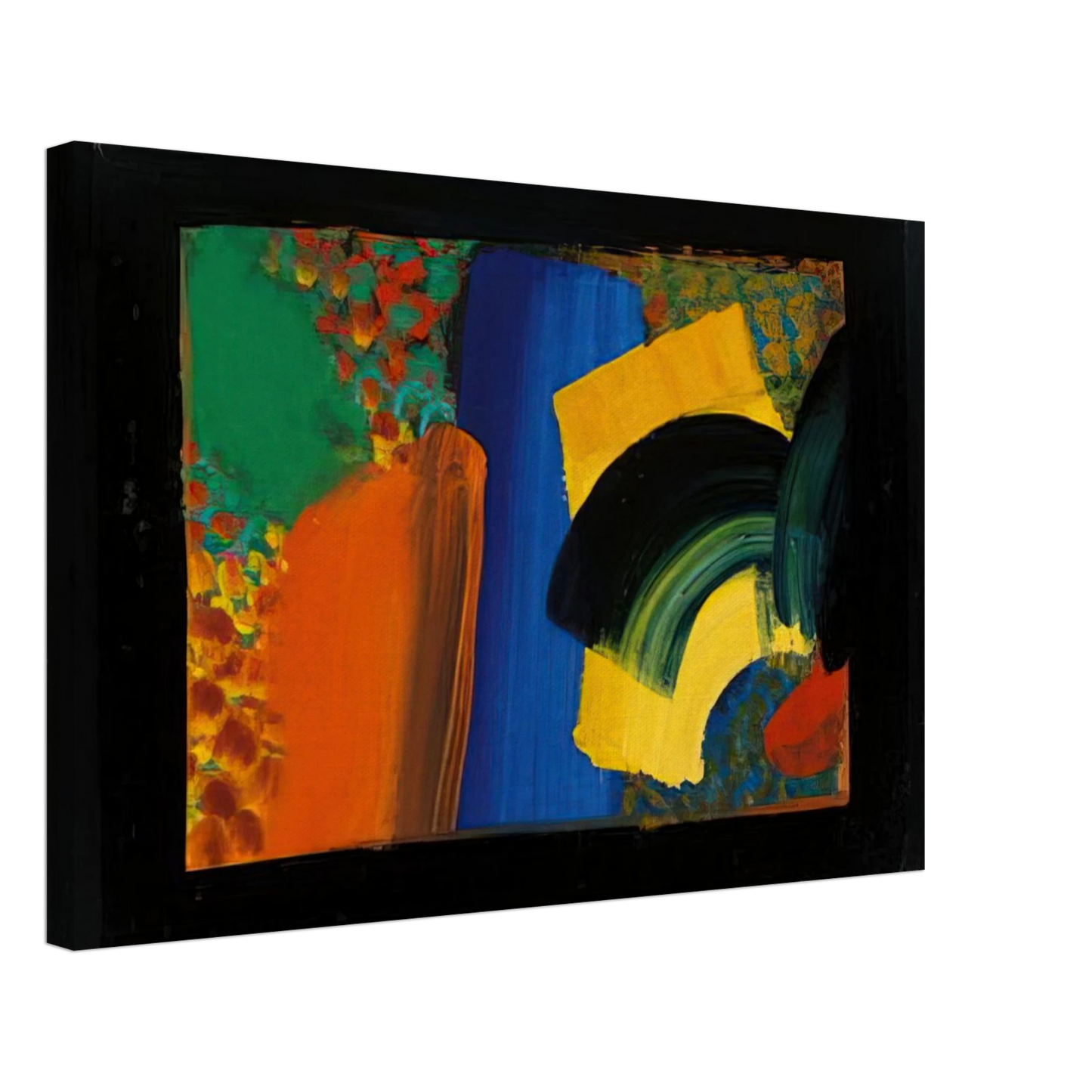 Howard Hodgkin - Patrick Caulfield in Italy - 1992 Canvas - 70x100 cm / 28x40 inches-canvas