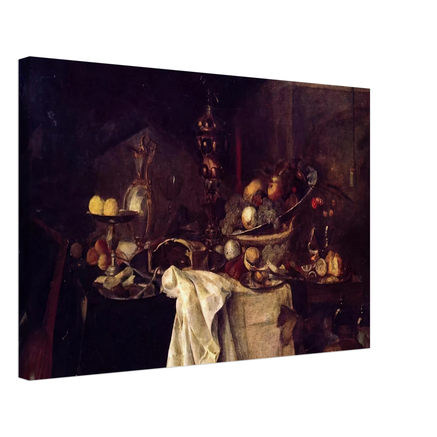 Henri Matisse - LA DESERTE AFTER JAN DAVIDSZ DE HEEM 1893 Canvas - 40x60 cm / 16x24 inches-canvas