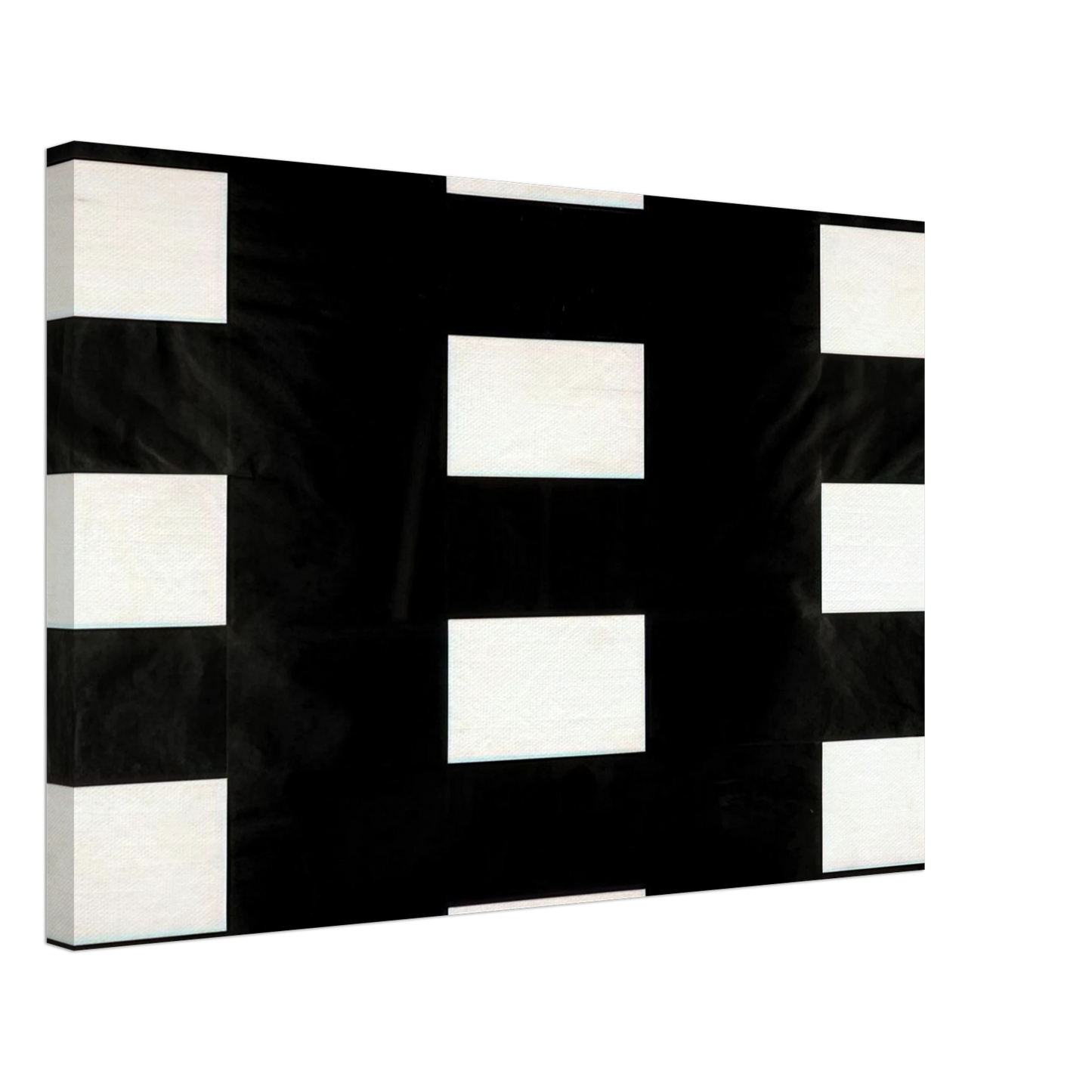 Ellsworth Kelly - White and Black Canvas - 70x100 cm / 28x40 inches-canvas