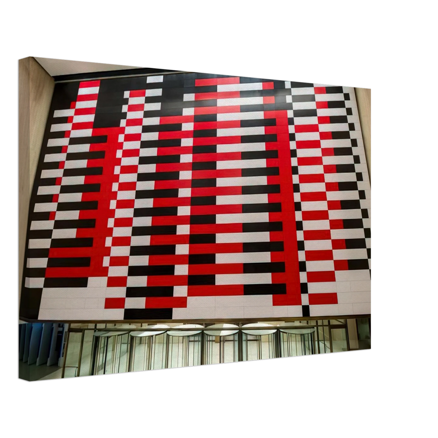 Josef Albers - MANHATTAN 1963 Canvas - 40x60 cm / 16x24 inches-canvas