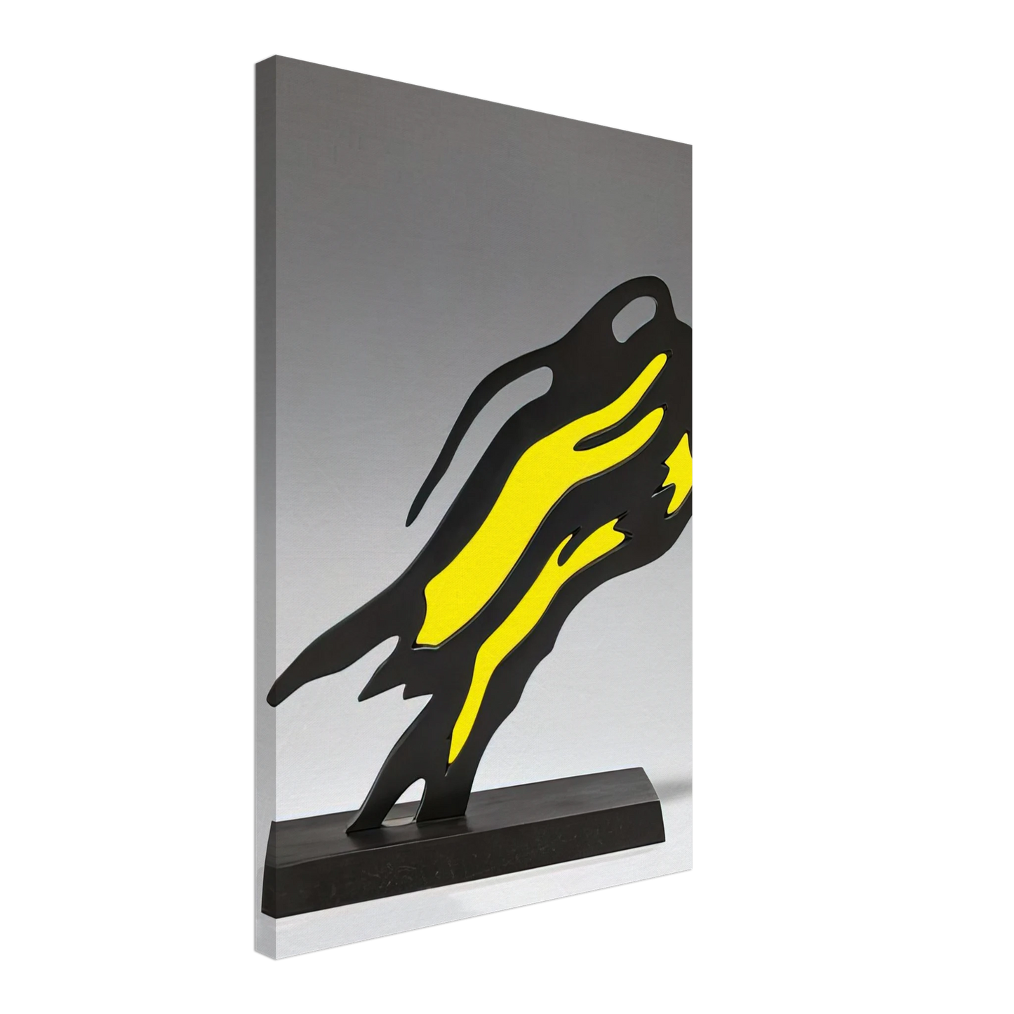 Roy Lichtenstein - WEISMAN AWARD YELLOW BRUSHSTROKE 1991 Canvas - 70x100 cm / 28x40 inches-canvas