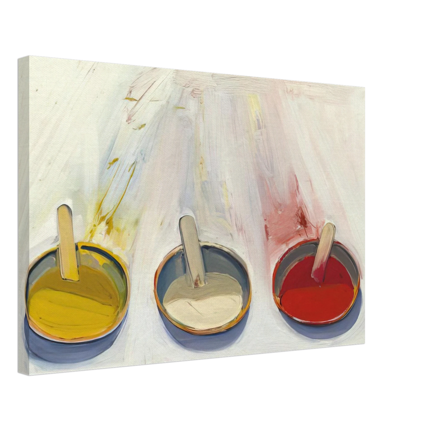 Wayne Thiebaud - Dressing Wells - 1961 Canvas - 70x100 cm / 28x40 inches-canvas