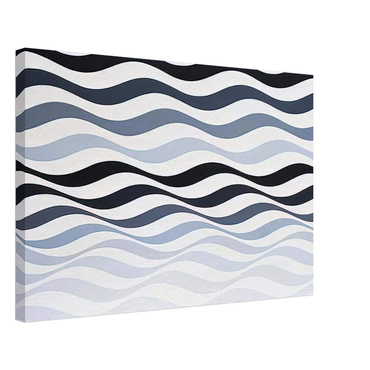 Bridget Riley - ARREST 3 1965 Canvas - 40x60 cm / 16x24 inches-canvas