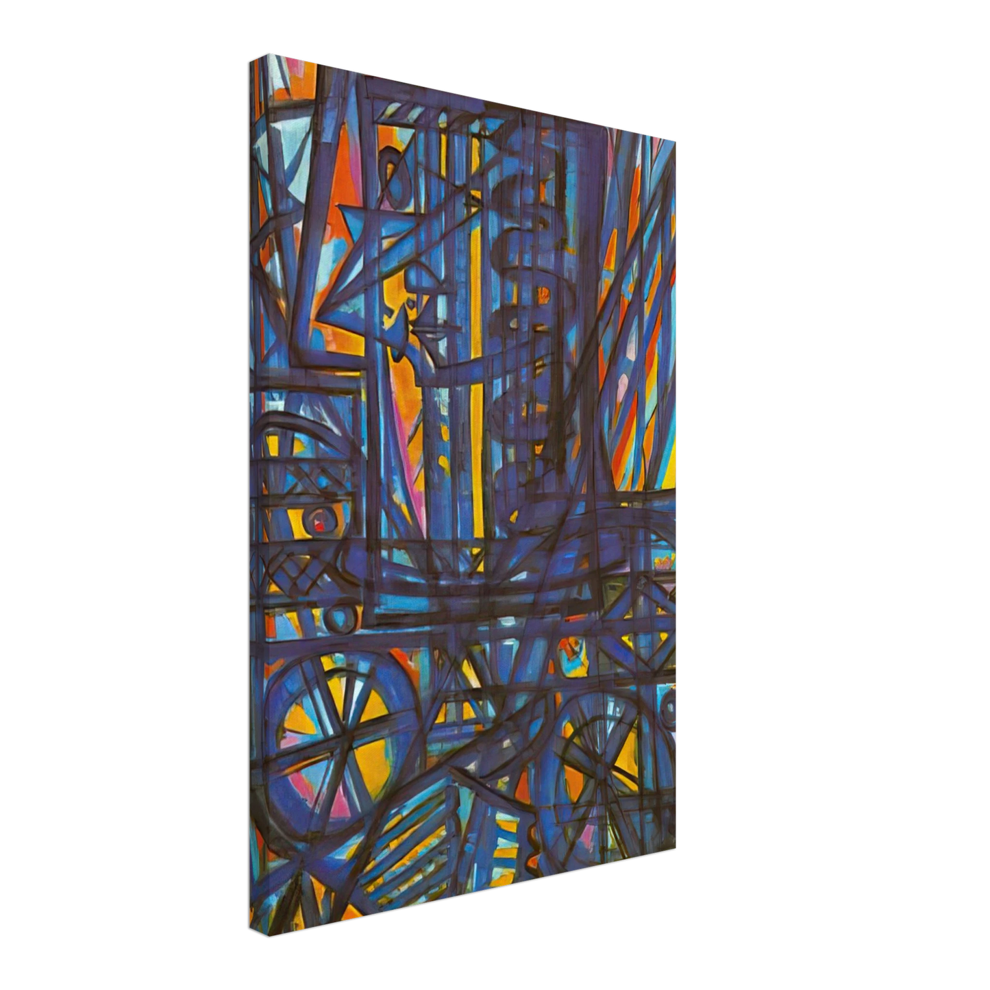 Charles Lapicque - Jeanne d'Arc traversant la Loire - 1940 Canvas - 70x100 cm / 28x40 inches-canvas