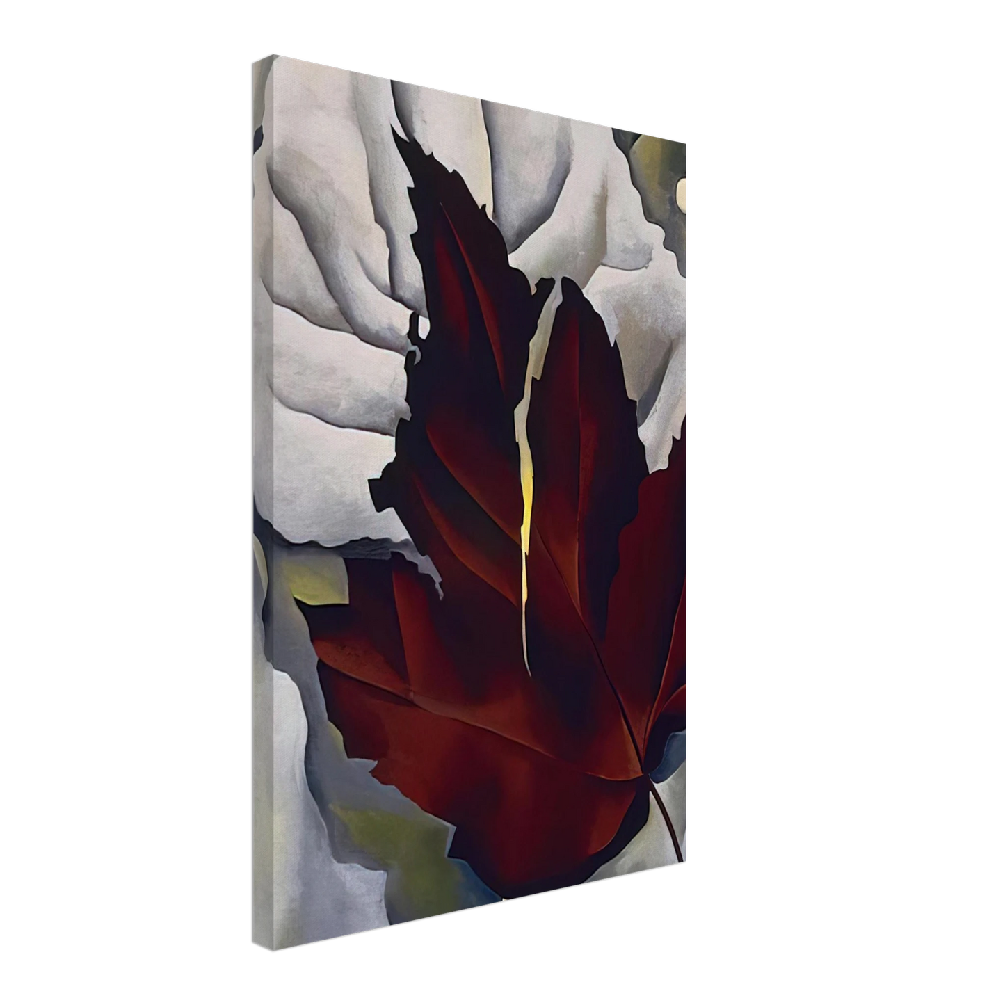 Georgia O'Keeffe - Pattern of Leaves Canvas - 70x100 cm / 28x40 inches-canvas