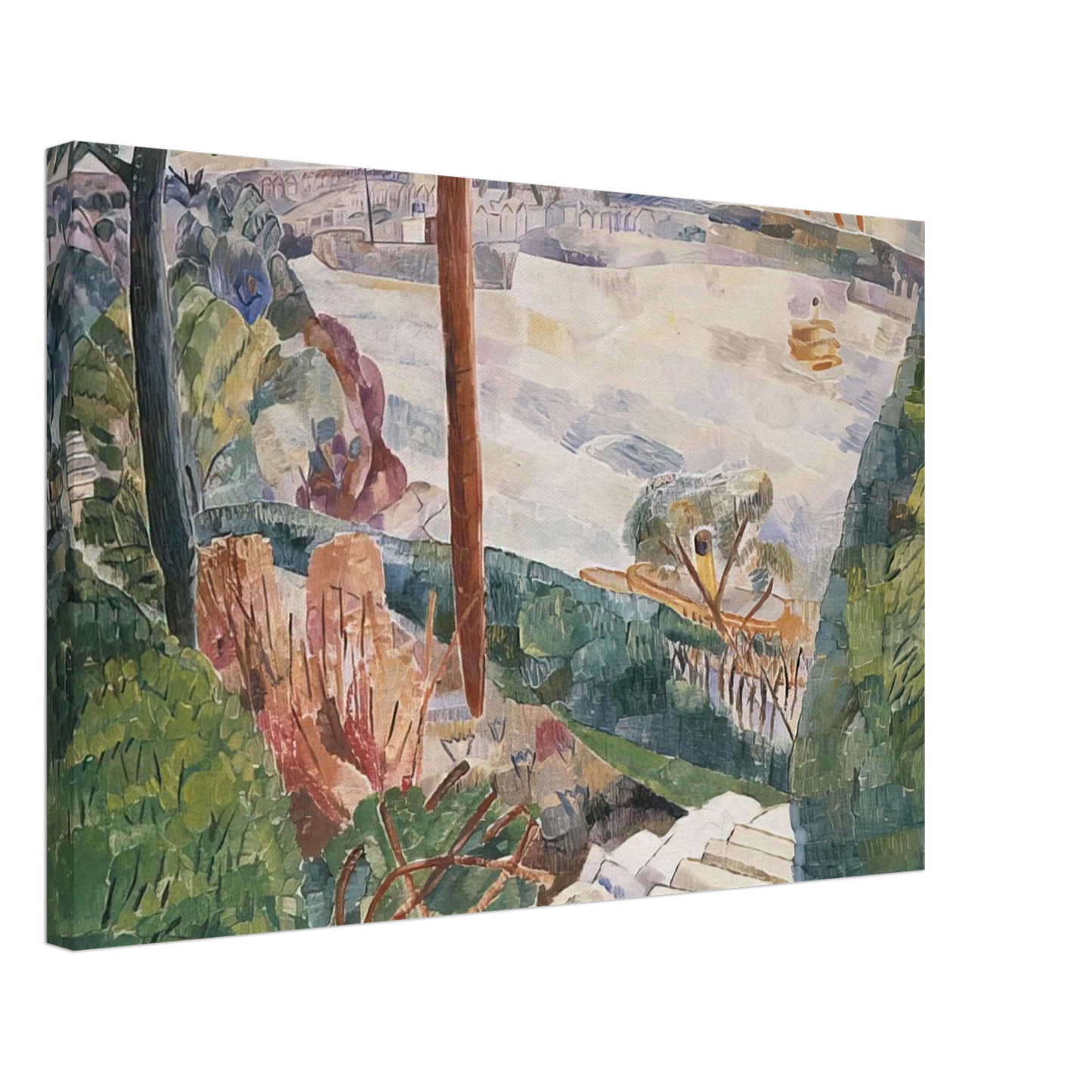 Grace Cossington Smith - Harbour from Kirribilli - 1937 Canvas - 70x100 cm / 28x40 inches-canvas