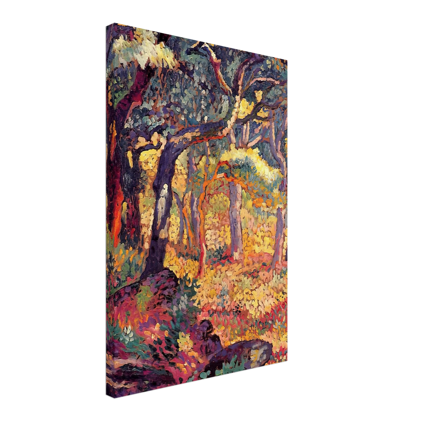 Henri-Edmond Cross - Study for The Clearing Canvas - 40x60 cm / 16x24 inches-canvas