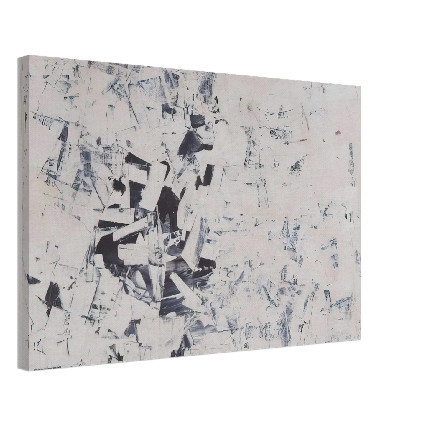 Charlotte Posenenske - Untitled Free Structures - 1960 Canvas - 40x60 cm / 16x24 inches-canvas