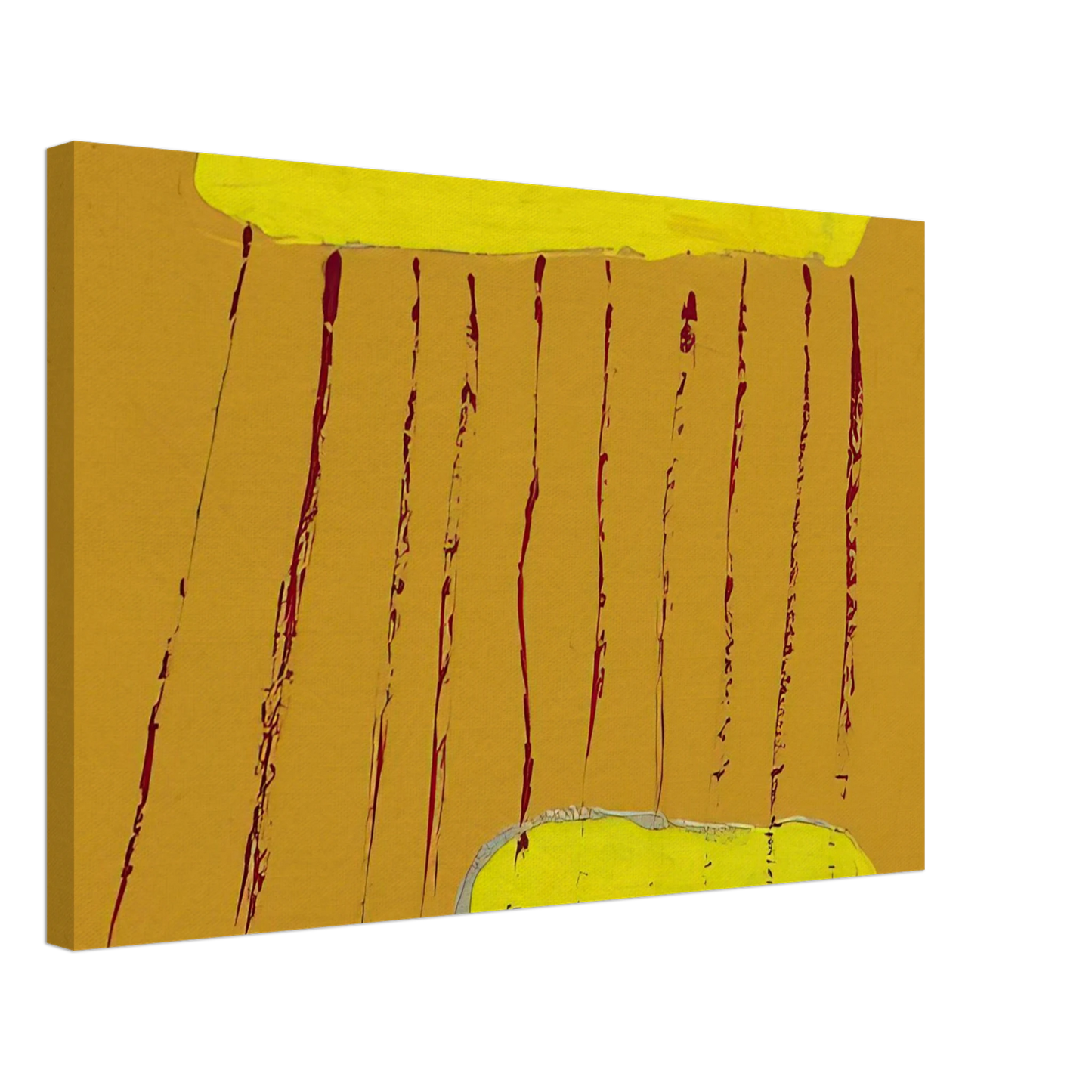 Forrest Bess - Red Rain - 1967 Canvas - 70x100 cm / 28x40 inches-canvas