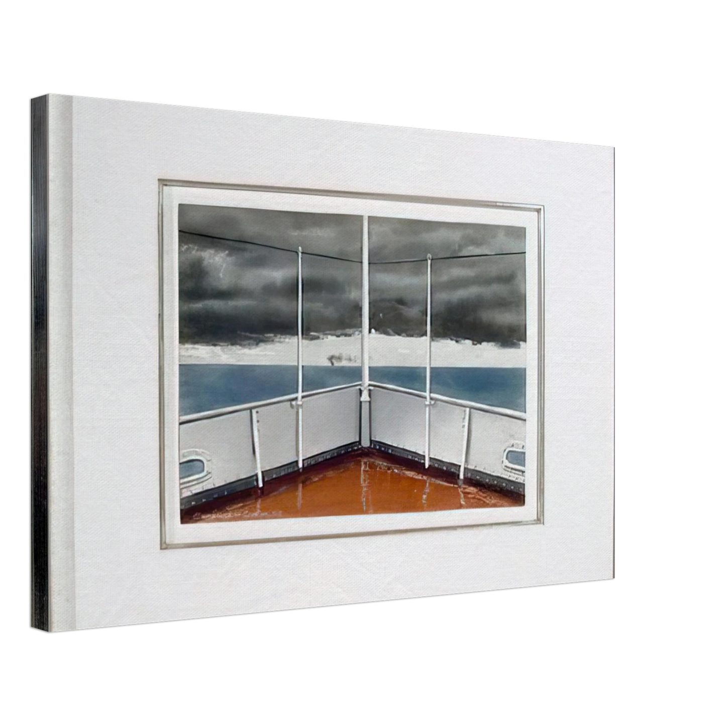 Clarence Holbrook Carter - On the Great Lakes - 1953 Canvas - 40x60 cm / 16x24 inches-canvas