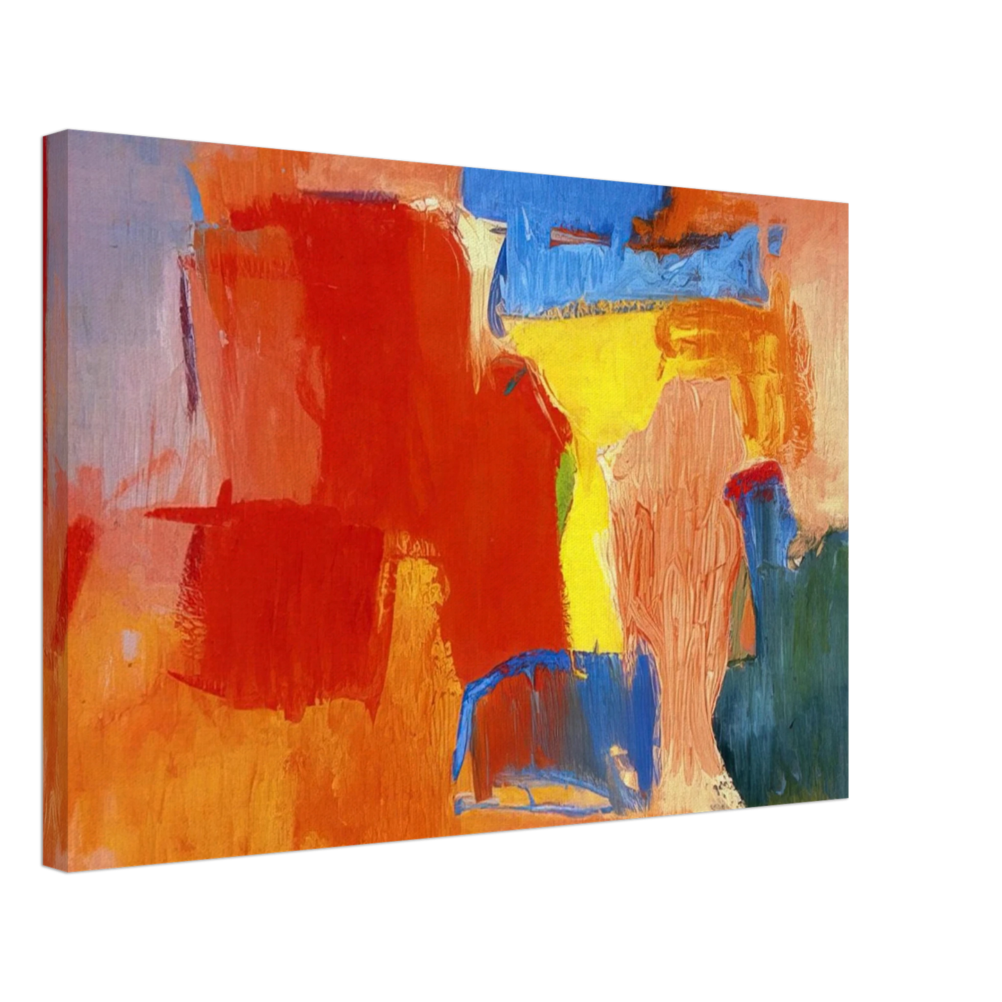 Esteban Vicente - UNTITLED 1959 Canvas - 70x100 cm / 28x40 inches-canvas