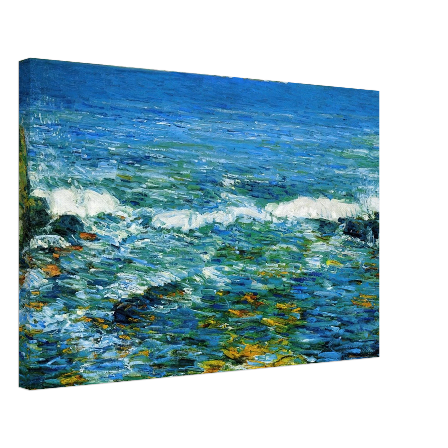 Childe Hassam - Duck Island from Appledore Canvas - 70x100 cm / 28x40 inches-canvas