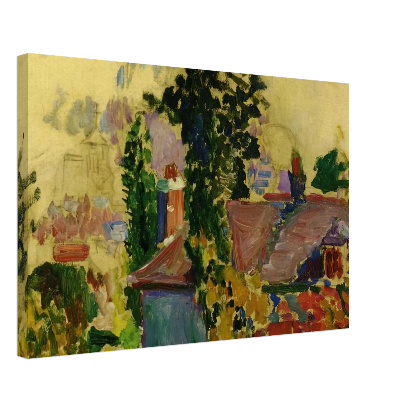 Henri Matisse - LANDSCAPE 1904 Canvas - 70x100 cm / 28x40 inches-canvas