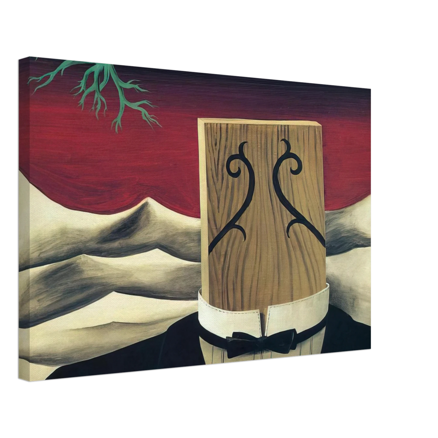 Rene Magritte - THE CONQUEROR 1926 Canvas - 70x100 cm / 28x40 inches-canvas