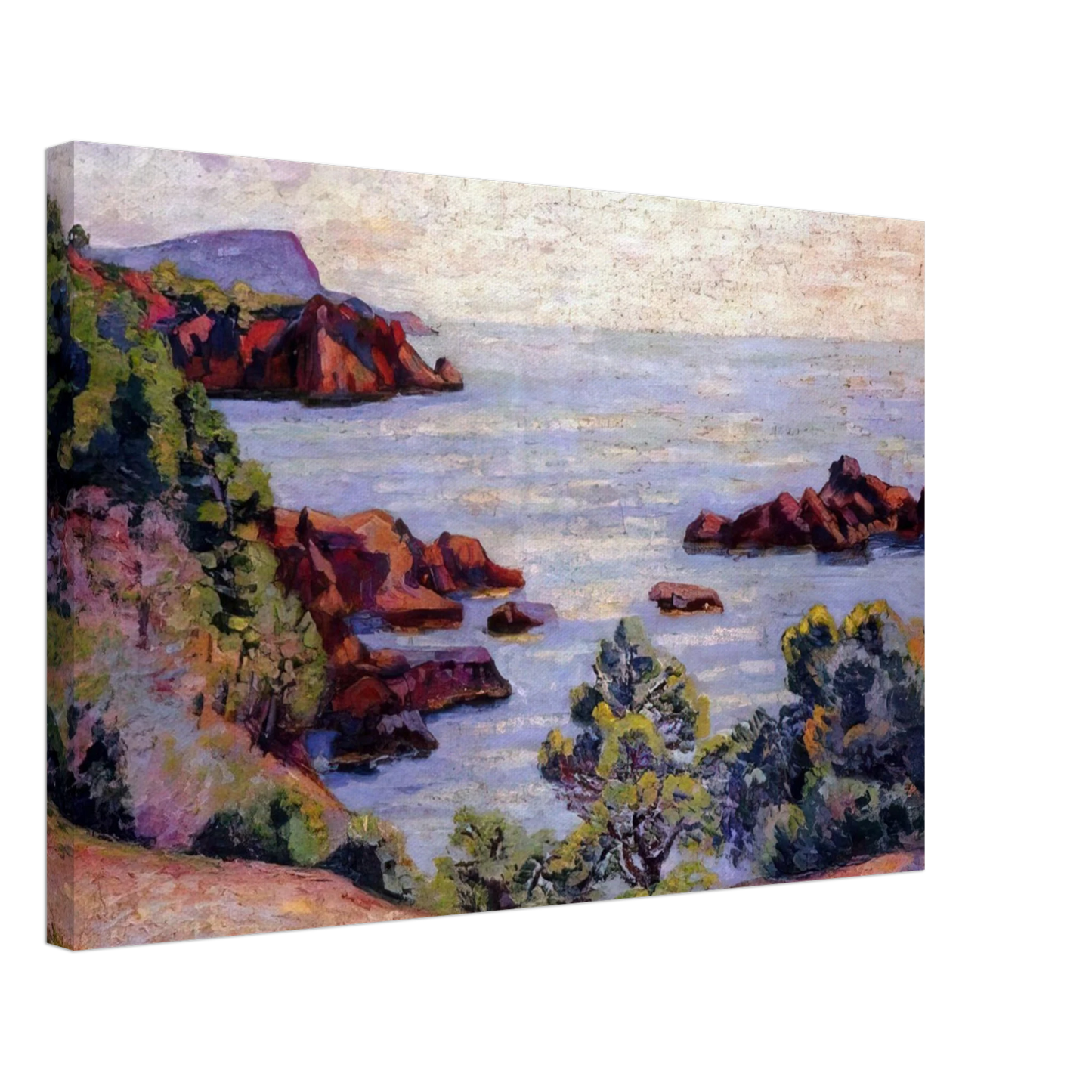 Armand Guillaumin - Paysage du Midi - 1905 Canvas - 70x100 cm / 28x40 inches-canvas