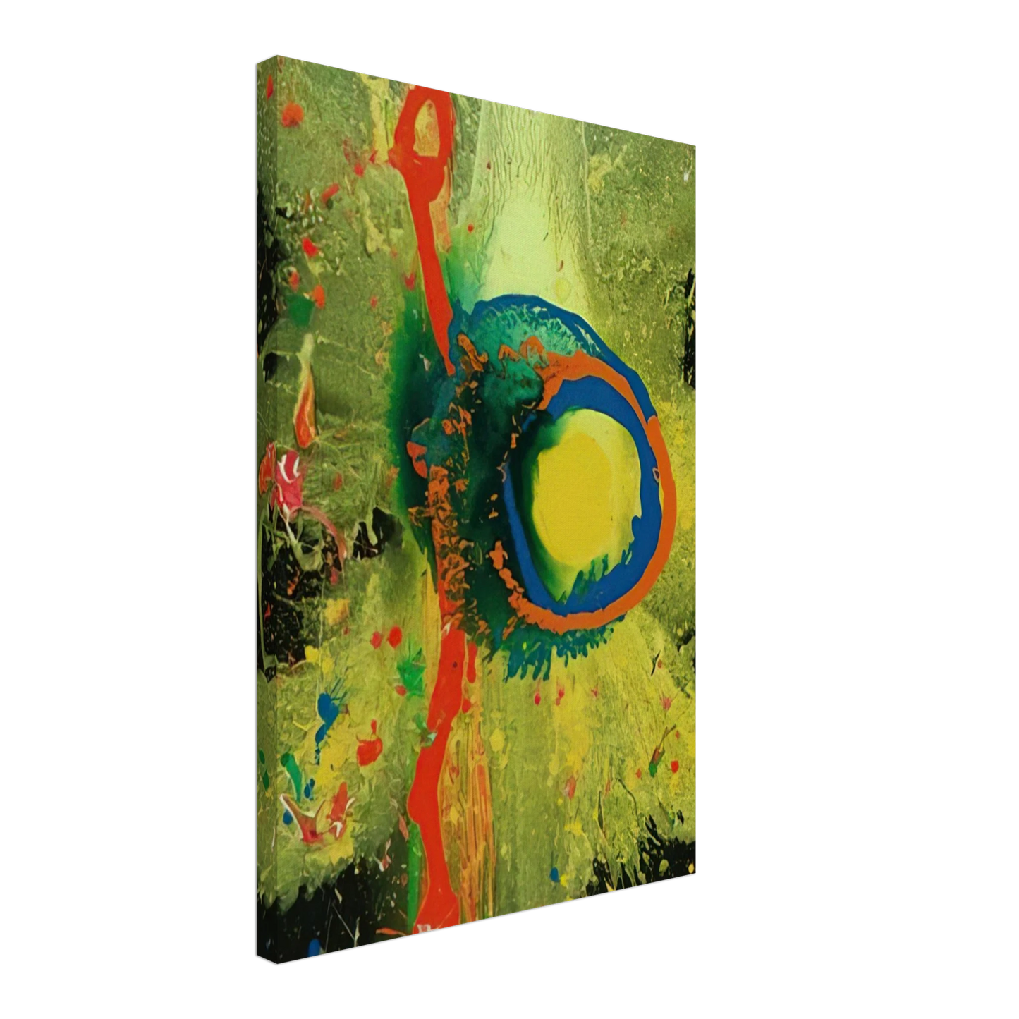 John Hoyland - Survivor Man 17.08.08 - 2008 Canvas - 70x100 cm / 28x40 inches-canvas