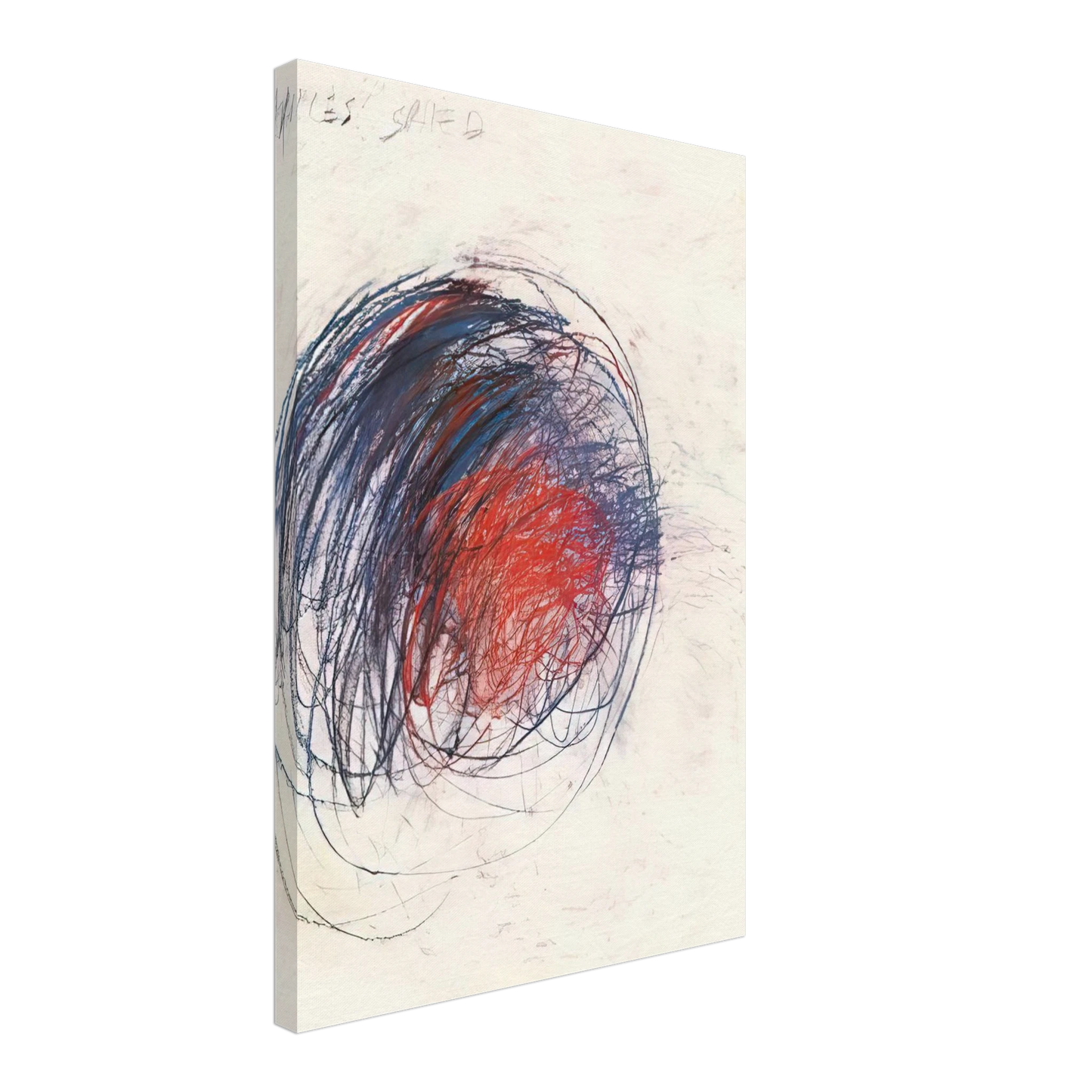 Cy Twombly - Fifty Days at Iliam. Shield of Achilles Canvas - 70x100 cm / 28x40 inches-canvas