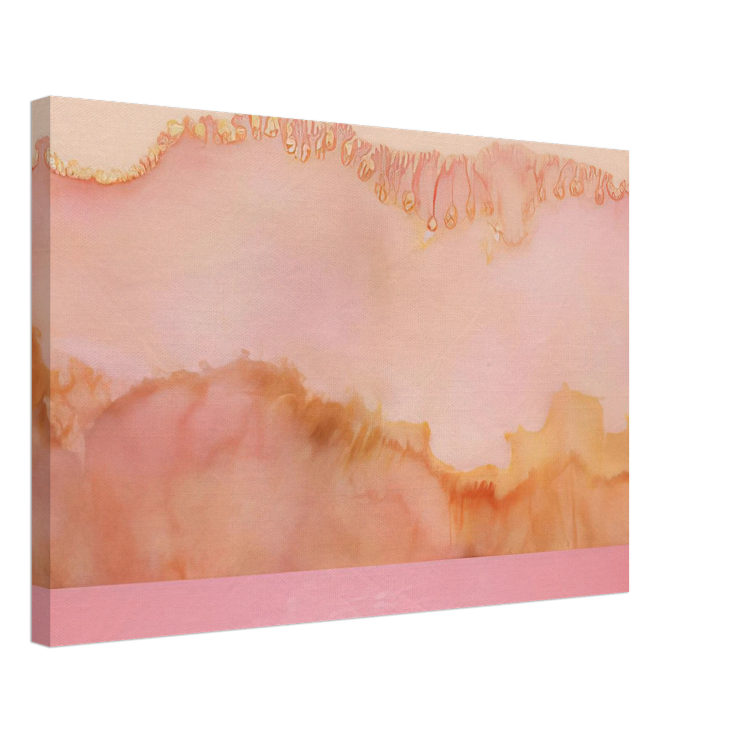 Ronnie Landfield - Pale Goddess - 1978 Canvas - 40x60 cm / 16x24 inches-canvas