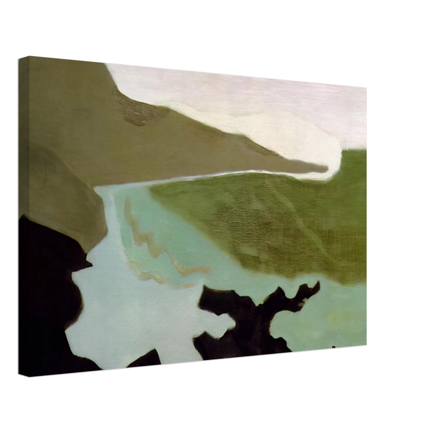 Milton Avery - Green Sea - 1954 Canvas - 70x100 cm / 28x40 inches-canvas