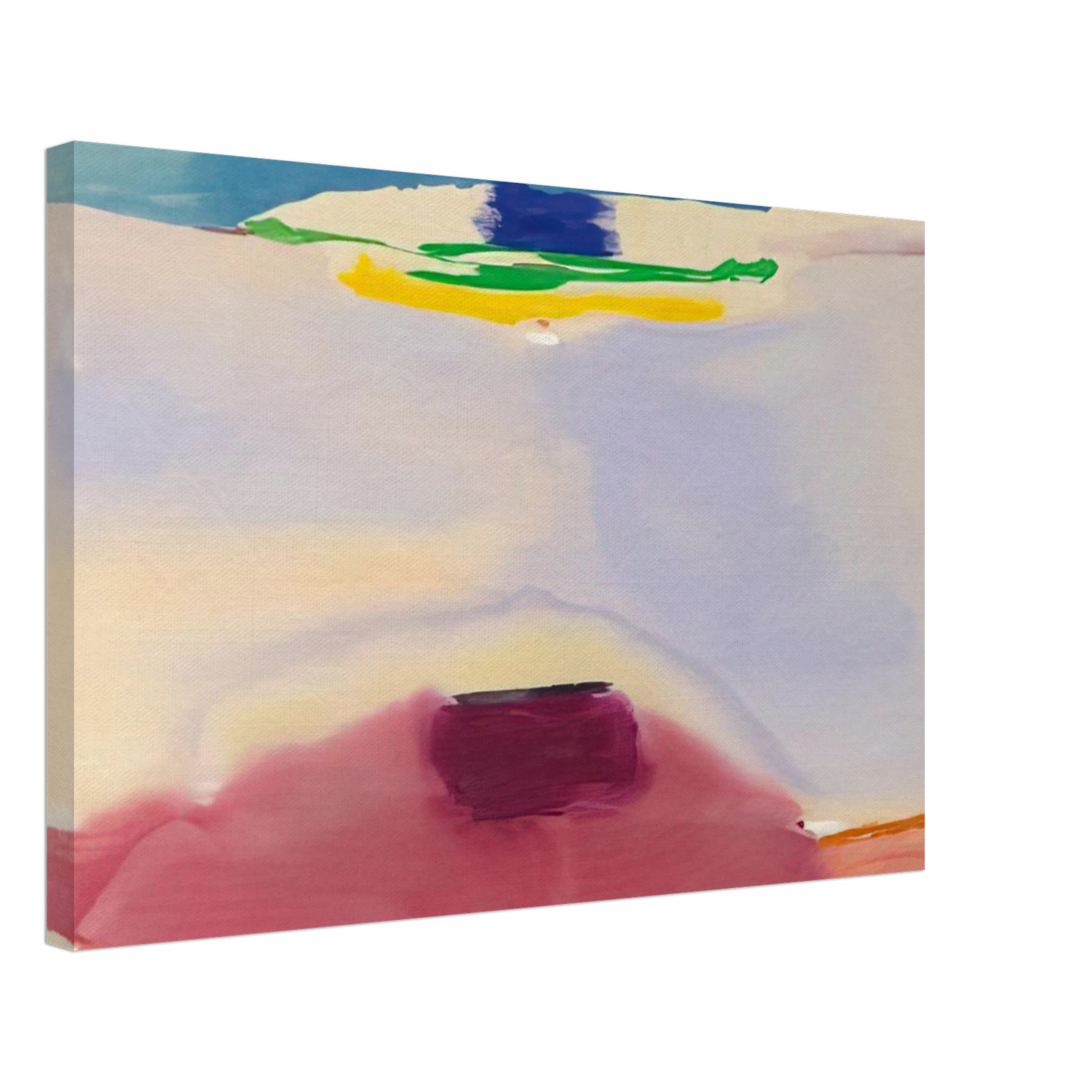 Helen Frankenthaler - Leveling - 1973 Canvas - 70x100 cm / 28x40 inches-canvas