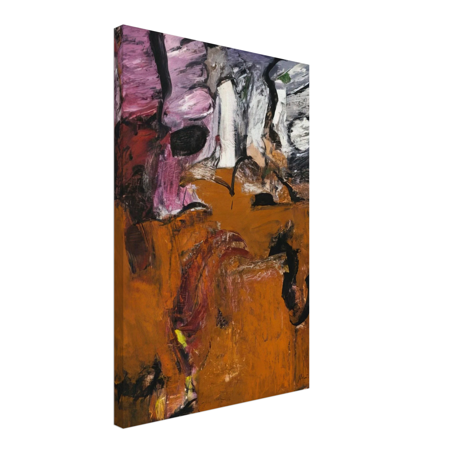 Grace Hartigan - Pallas Athena--Earth Canvas - 40x60 cm / 16x24 inches-canvas