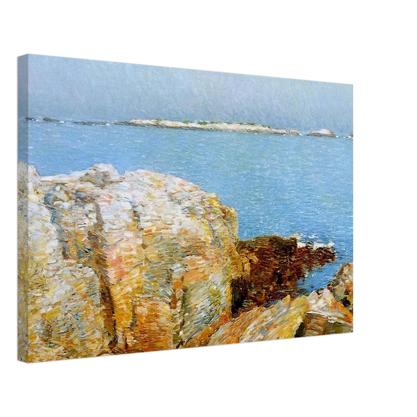 Childe Hassam - Duck Island Canvas - 40x60 cm / 16x24 inches-canvas