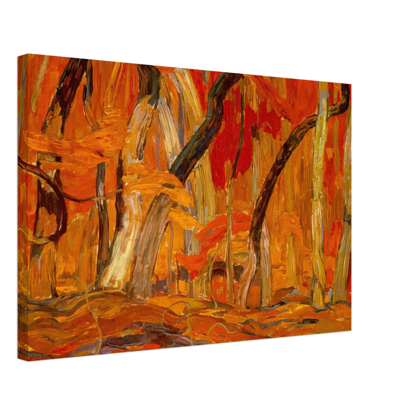 A.Y. Jackson - Maple Woods, Algoma - 1920 Canvas - 70x100 cm / 28x40 inches-canvas