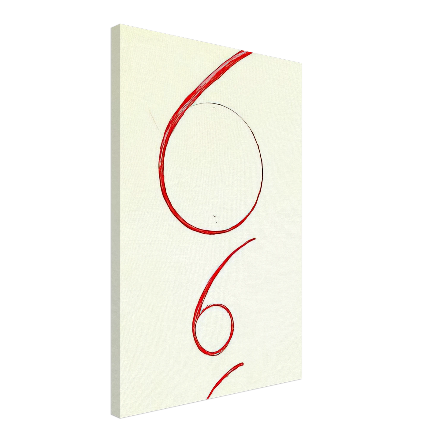 Louise Bourgeois - UNTITLED 1995 Canvas - 40x60 cm / 16x24 inches-canvas