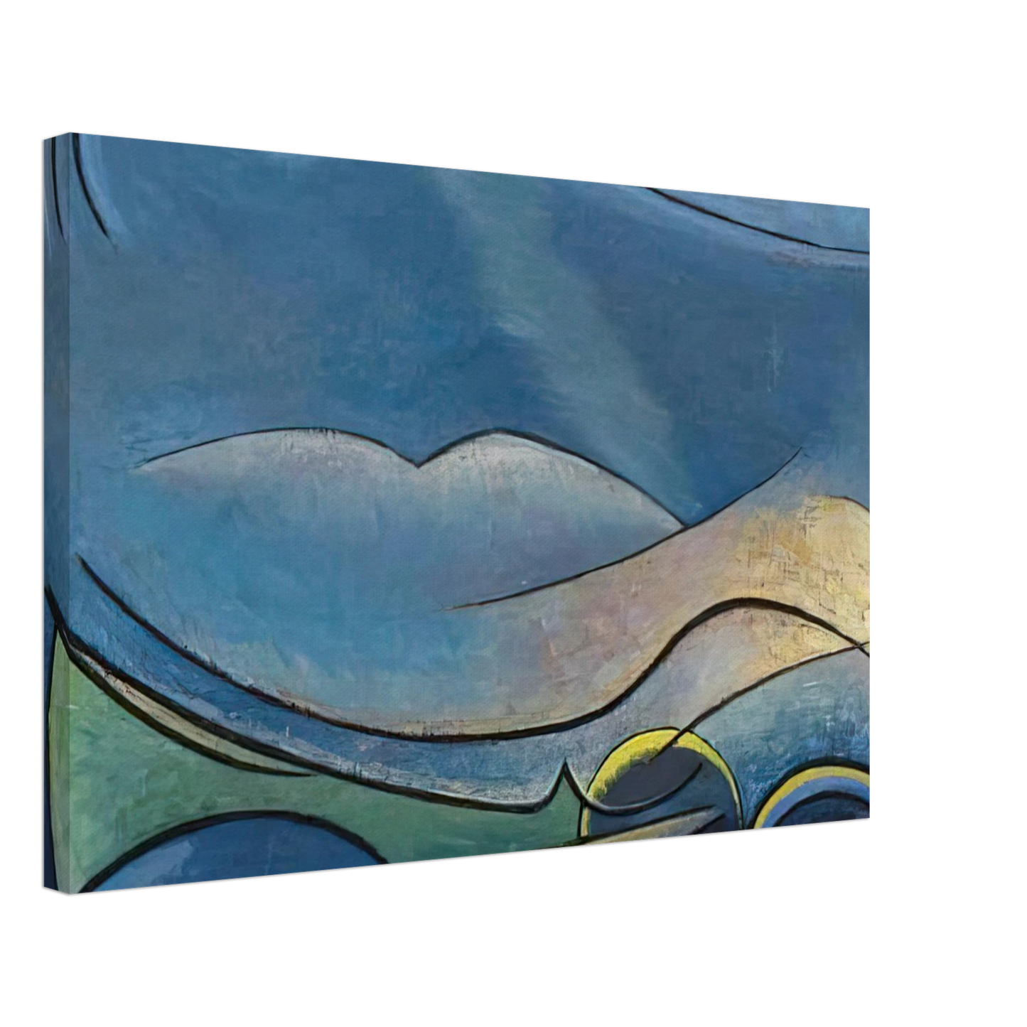 Lawren Harris - The Spirit of Remote Hills - 1958 Canvas - 70x100 cm / 28x40 inches-canvas