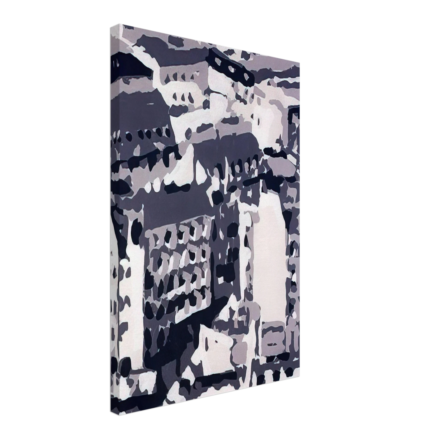 Gerhard Richter - TOWNSCAPE 1969 2 Canvas - 70x100 cm / 28x40 inches-canvas