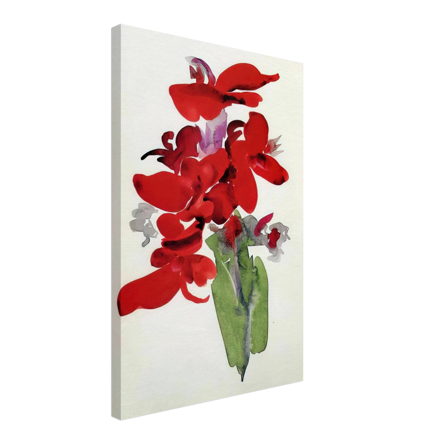 Georgia O'Keeffe - Red Canna Canvas - 40x60 cm / 16x24 inches-canvas