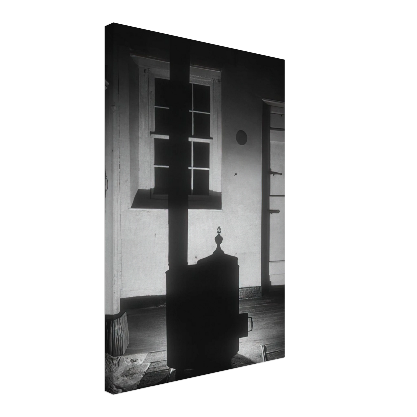 Charles Sheeler - Doylestown House—The Stove - 1917 Canvas - 70x100 cm / 28x40 inches-canvas