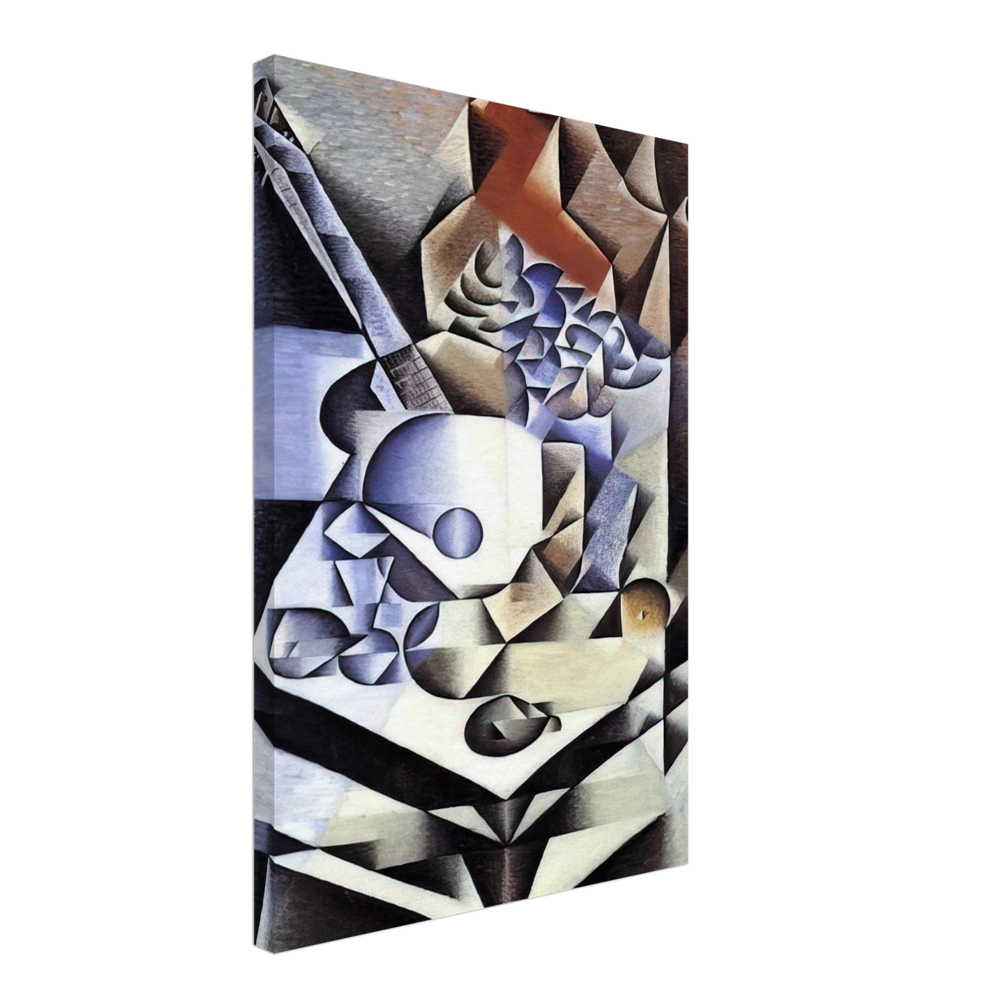 Juan Gris - STILL LIFE WITH FLOWERS 1912 Canvas - 40x60 cm / 16x24 inches-canvas